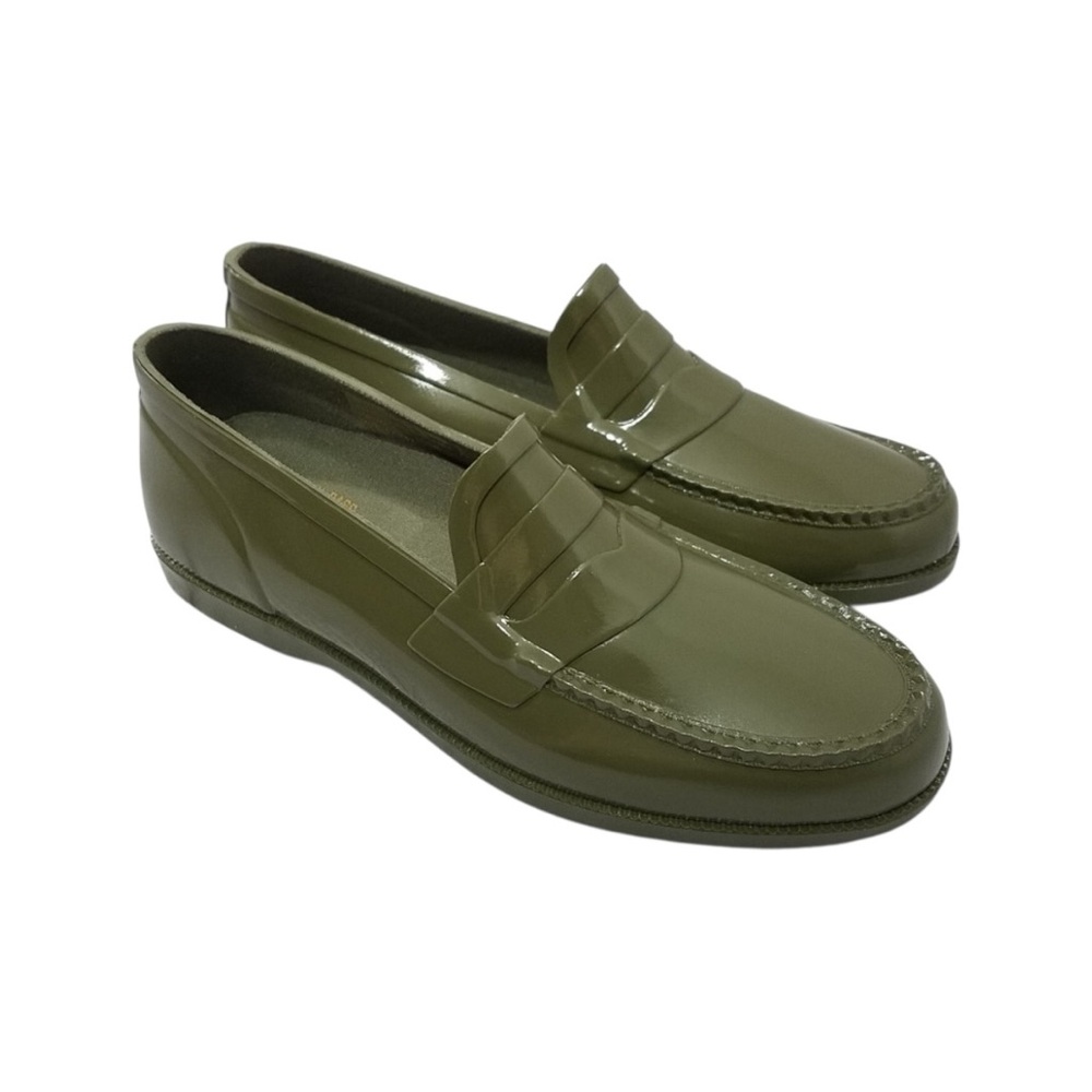 G.H. Bass WG.H. Bass Weejuns Whitney Waterproof Rain Loafers W sz 6 - Green NIB